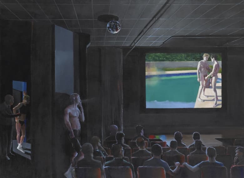 Patrick Angus, "Hanky Panky", Courtesy of the estate of Patrick Angus